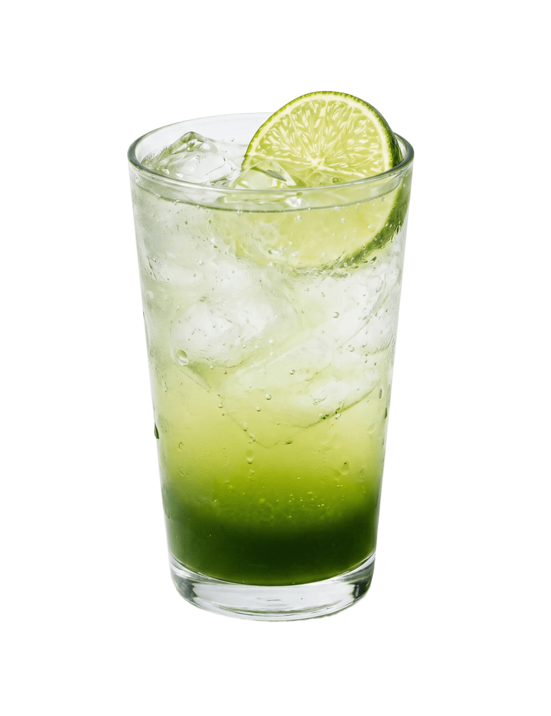 Cinnavibes A clear glass filled with ice, light green liquid, and a lime wheel garnish on the rim—perfect for refreshing your palate after indulging in sweet treats from Cinnamon Desserts Café. Cinnamon Rolls